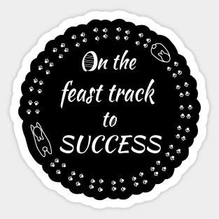 Bunny Feast Track to Success Sticker